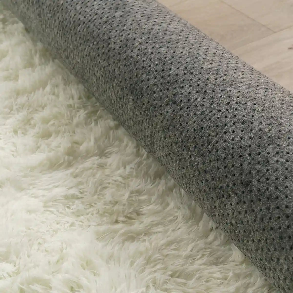 Antidérapant Tapis Rond Doux Cocoon