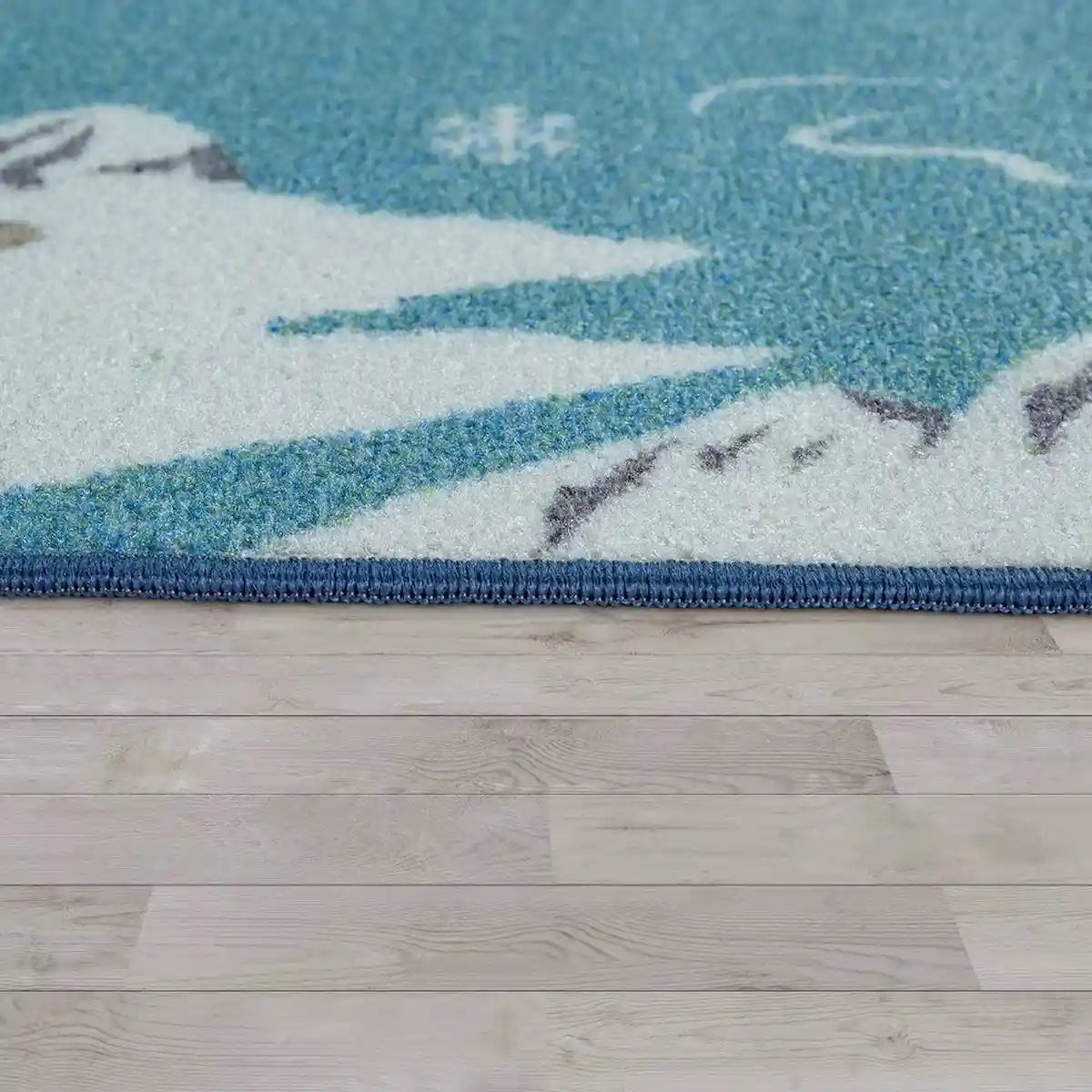 Bordure Tapis Carte du Monde Fauna