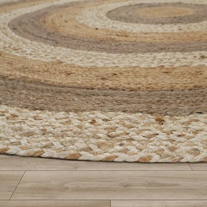Bordure Tapis Rond Jute Cilyo