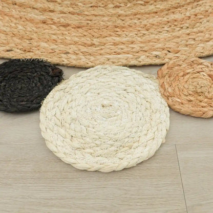 Bordure Tapis Rond Jute Elya
