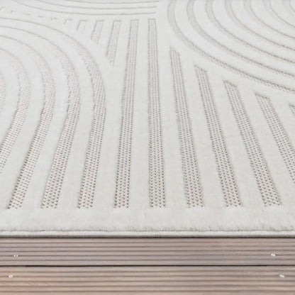 Bordure Tapis Rond Scandinave Zola