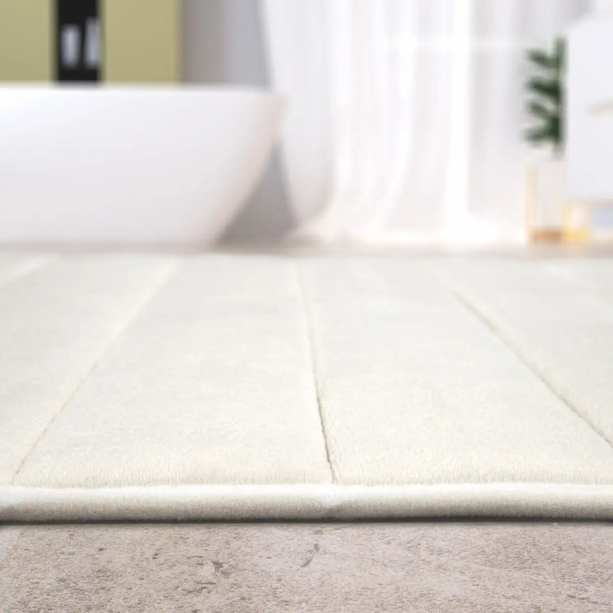 Bordure Tapis Salle de Bain Veluva