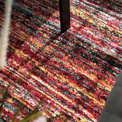 Détails Tapis Coloré Roja