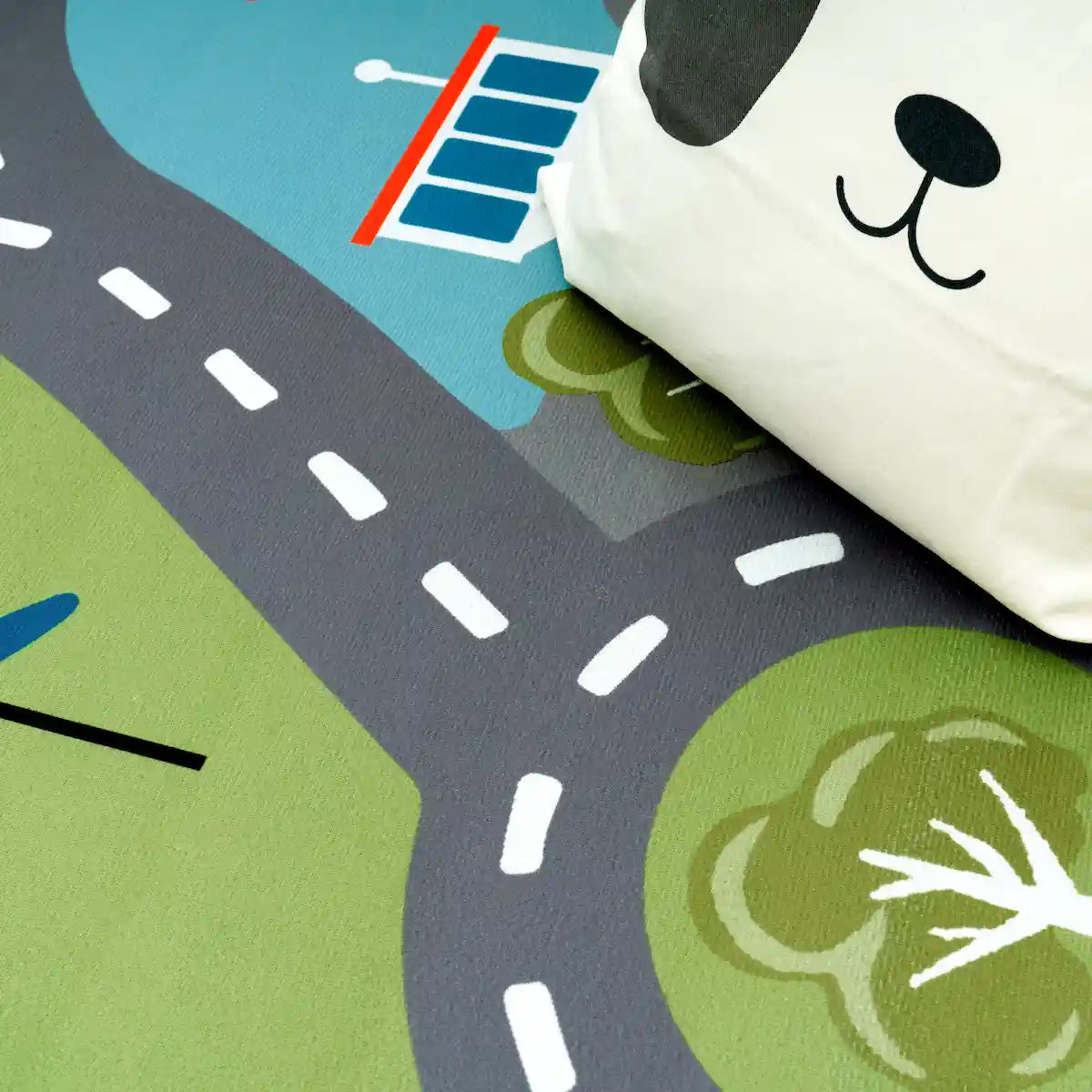 Détails Tapis Enfant Route Ecologie