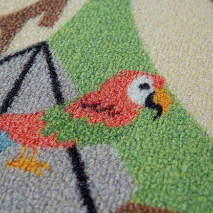 Details Tapis Enfant Zoo