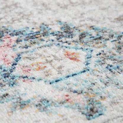 Détails Tapis Rond Oriental Safi