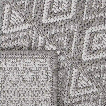 Dos Tapis Rond Scandinave Fjord