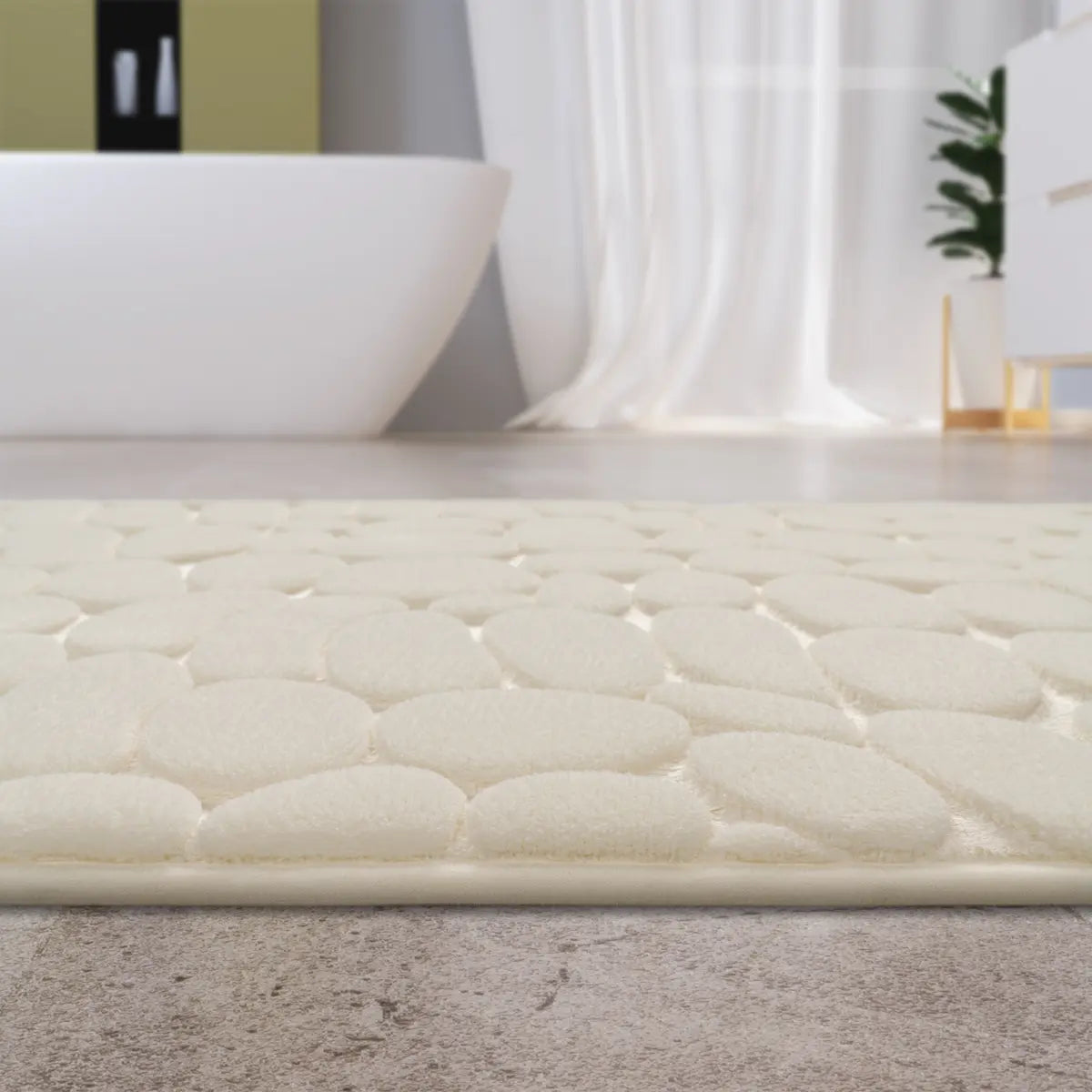 Épaisseur Tapis Salle de Bain Galetto