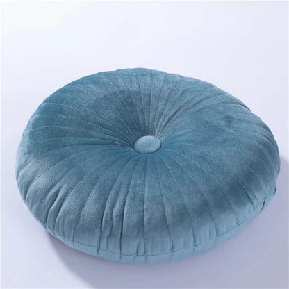 Coussin plat bleu clair