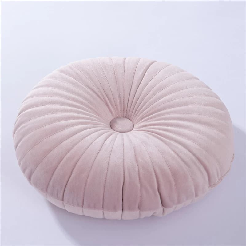 Coussin plat rose clair