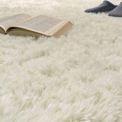 Poils Tapis Rond Doux Cocoon