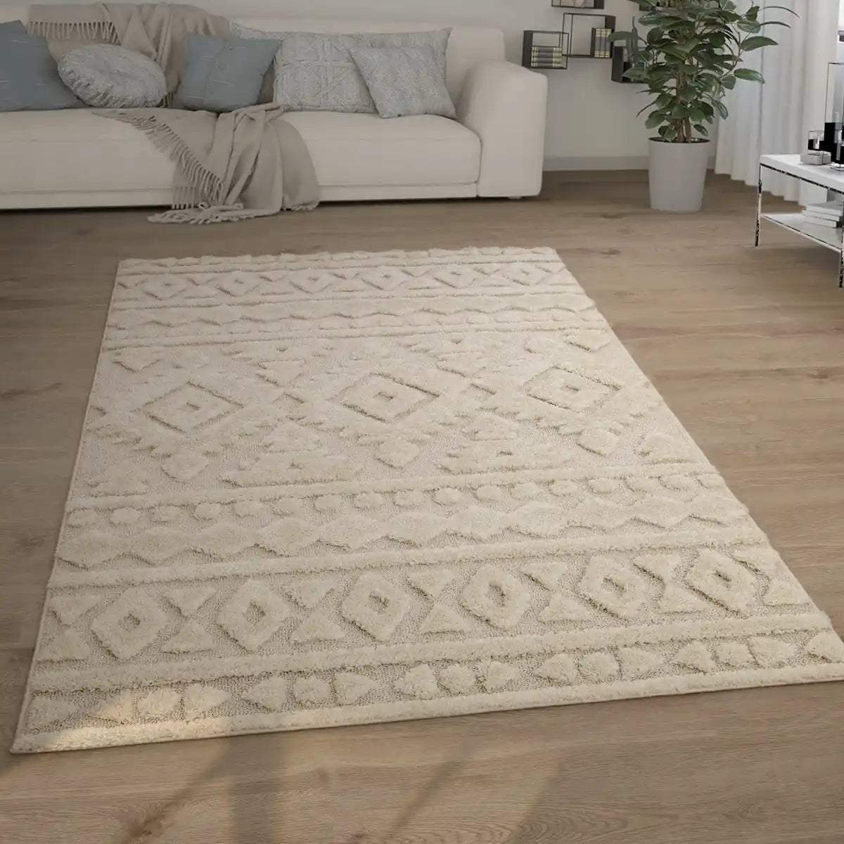 Tapis Berbere Azalia - Cream