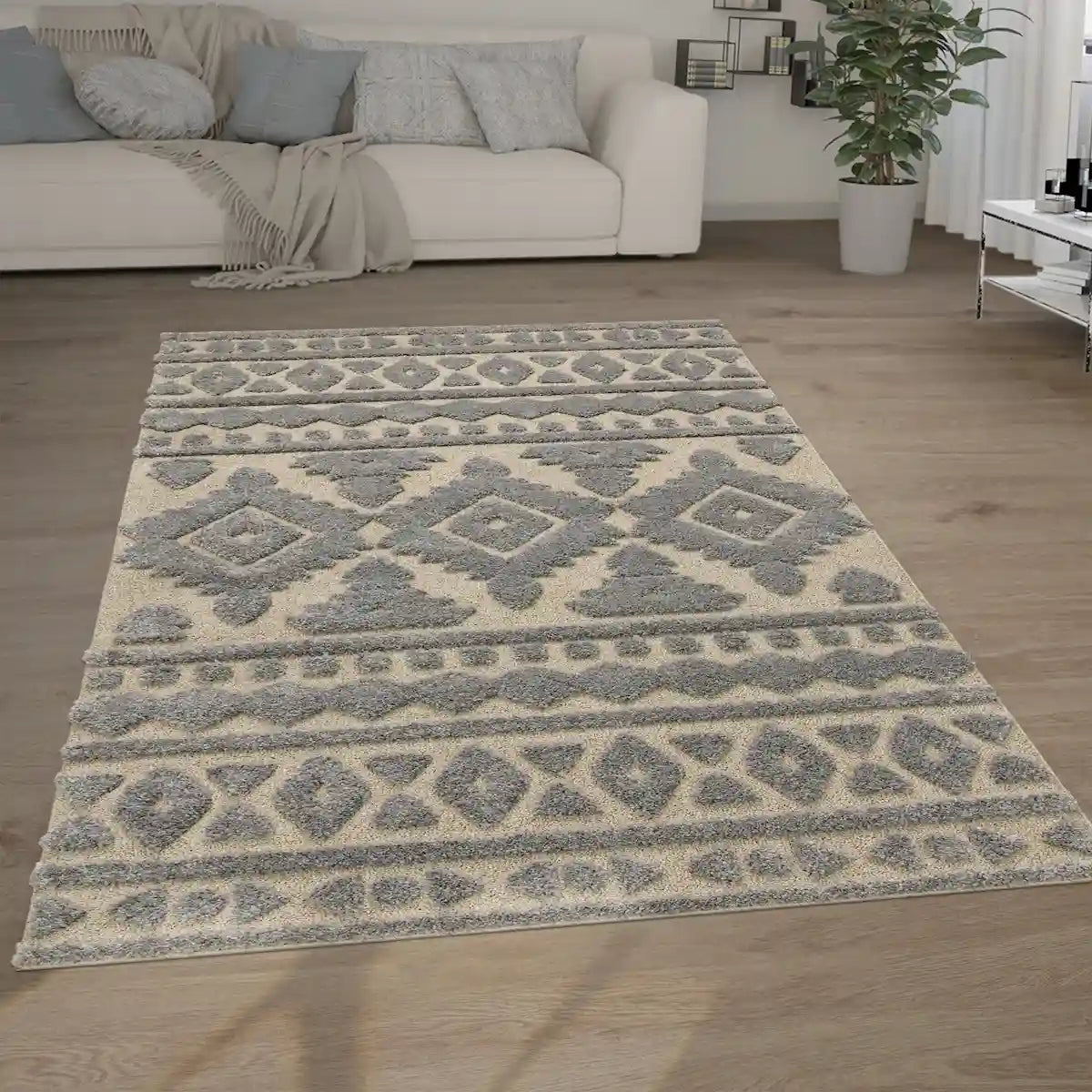 Tapis Berbere Azalia - Gris