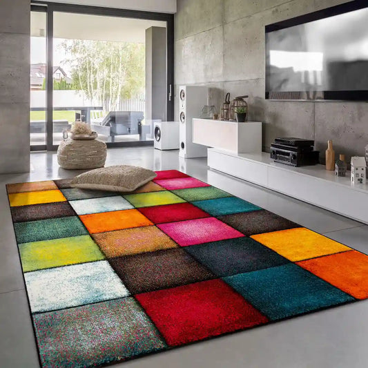 Tapis Coloré Disco - Tapis de salon