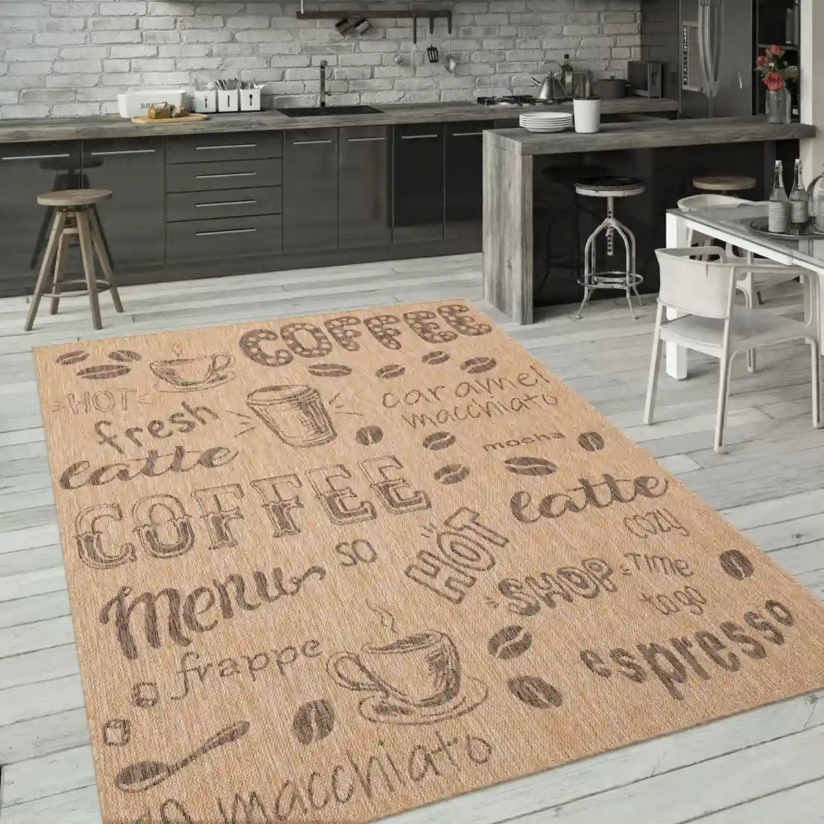 Tapis Cuisine Break Beige