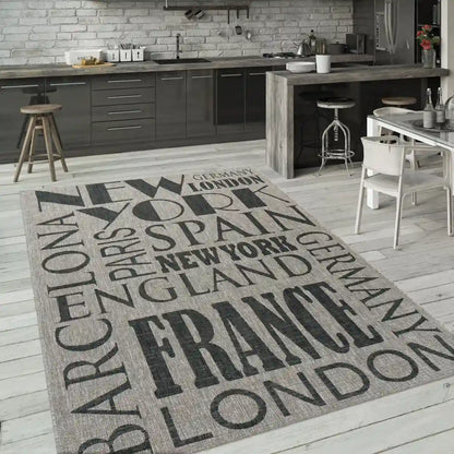 Tapis Cuisine Urban Worldline Gris - Tapis de cuisine