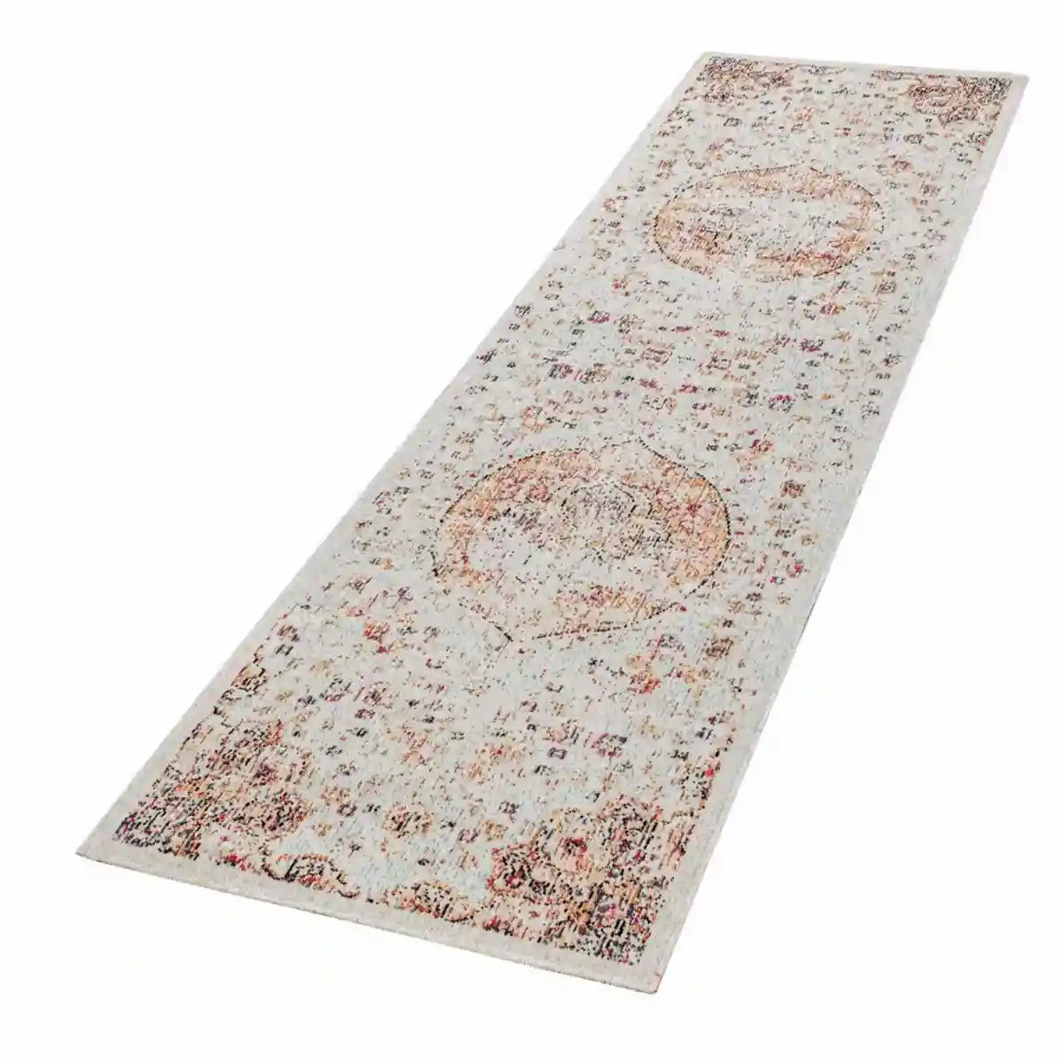 Tapis De Couloir Vintage Iris - Crème