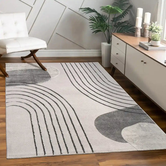 Tapis Design Aero Gris - Tapis de salon