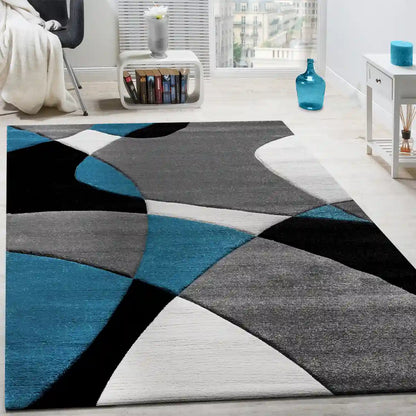Tapis Design Arto Turquoise