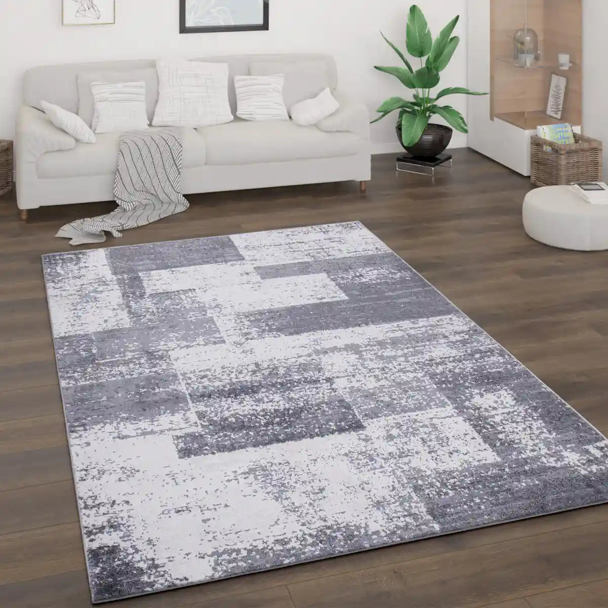 Tapis Design Carva Gris