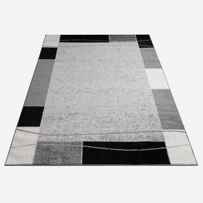 Tapis Design Loga Gris sur fond blanc