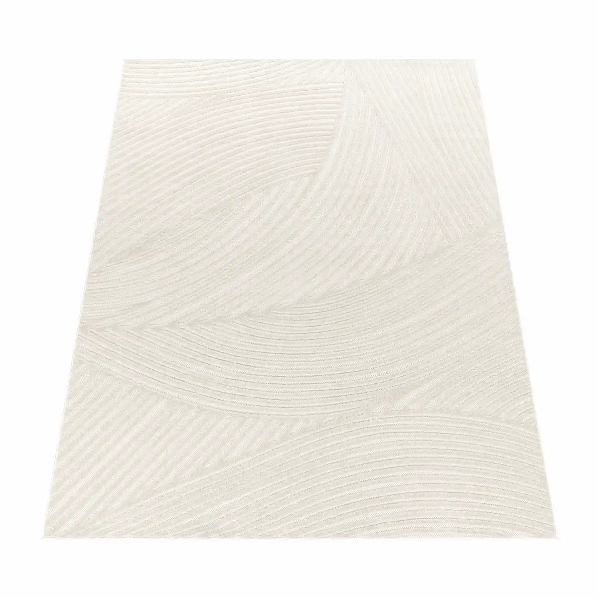 Tapis Design Solara Cream sur fond blanc