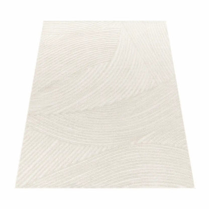 Tapis Design Solara Cream sur fond blanc