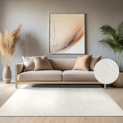 Tapis Design Solara couleur Crème