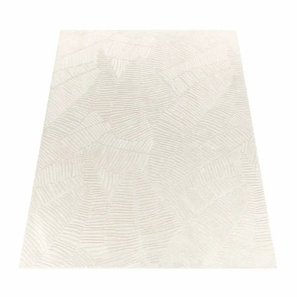Tapis Design Tavo Cream sur fond blanc