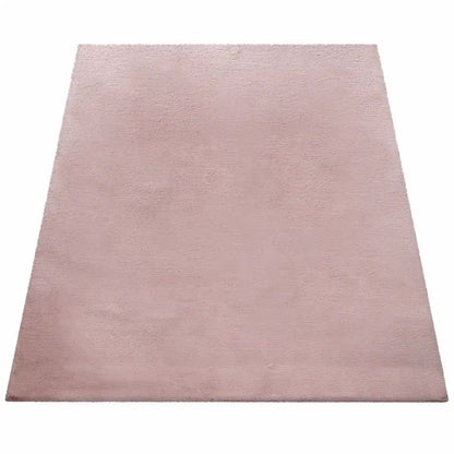Tapis Doux Muelito Rose sur fond blanc