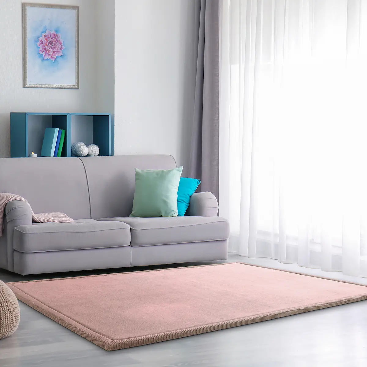 Tapis Doux Navya - Rose