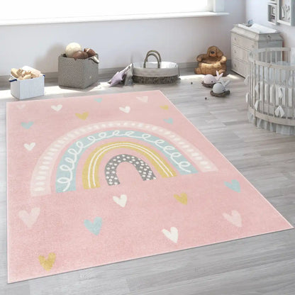 Tapis Enfant Arcadia - Rose