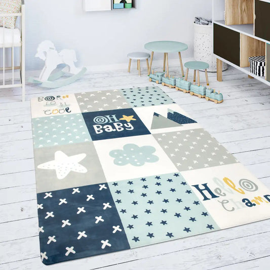 Tapis Enfant Baby Bleu