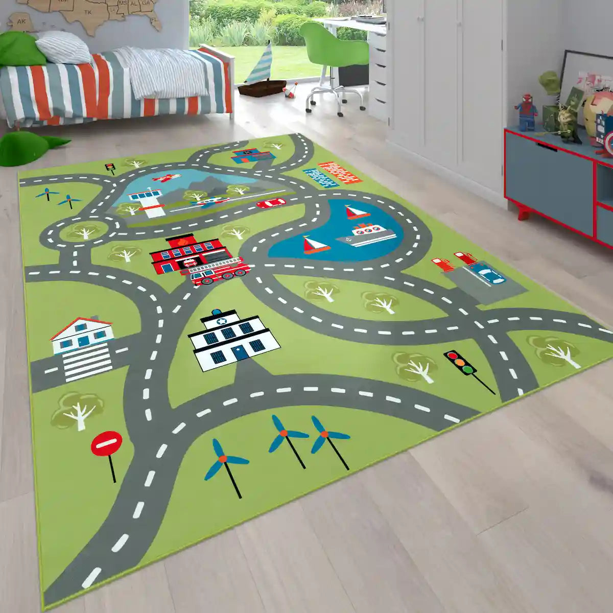 Tapis Enfant Route Ecologie
