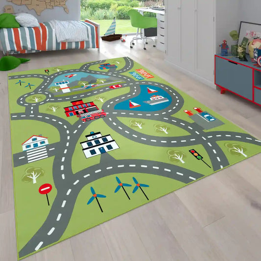 Tapis Enfant Route Ecologie