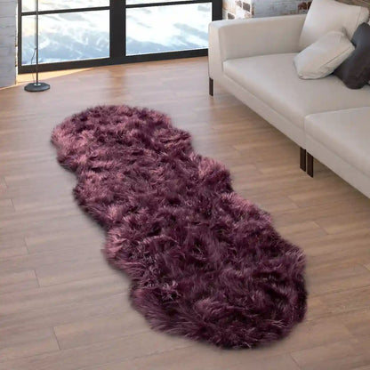 Tapis Forme Originale Calino Violet - Tapis forme irrégulière