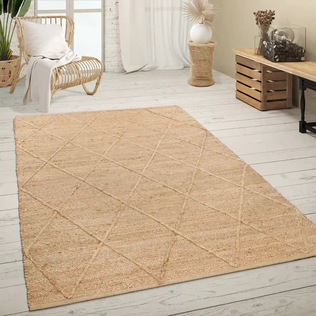 Tapis Jute Payla Beige