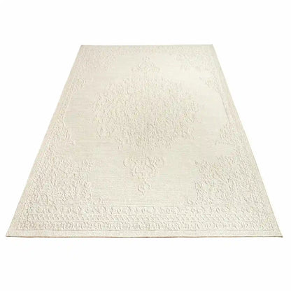 Tapis Oriental Elano Crème sur fond blanc