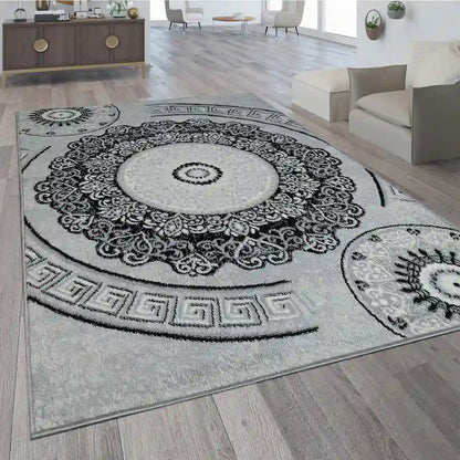Tapis Oriental Olina Gris - Tapis de salon oriental