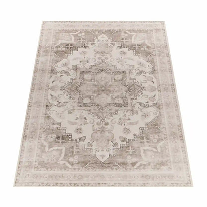 Tapis Oriental Oman Beige sur fond blanc
