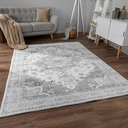 Tapis Oriental Oman Gris