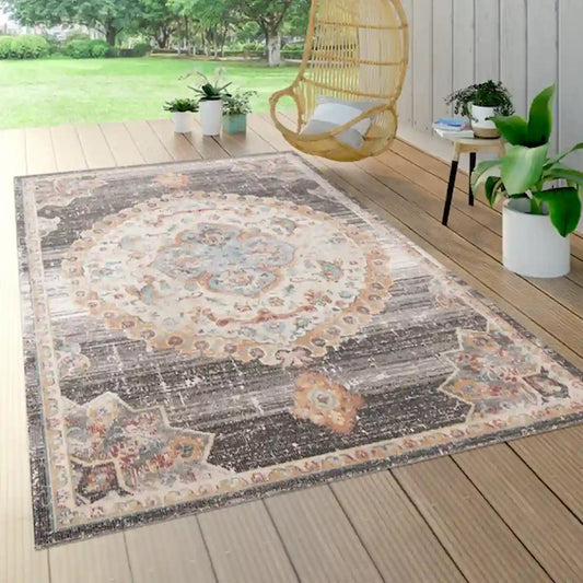 Tapis Oriental Uzela Gris