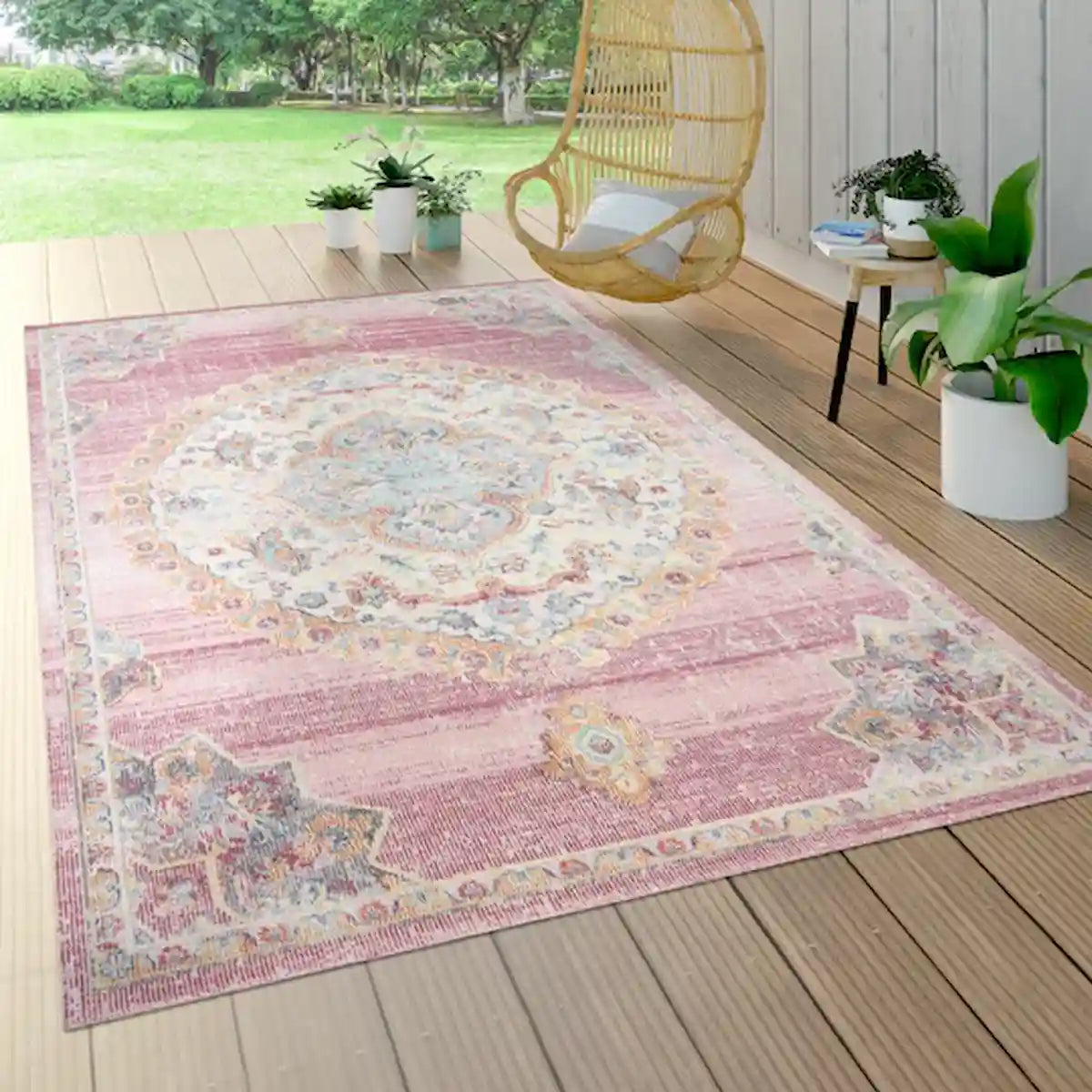Tapis Oriental Uzela Rose