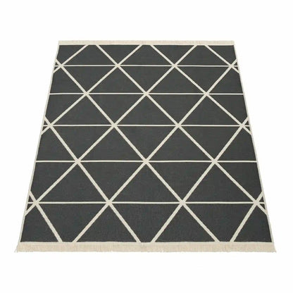 Tapis Original Axia Réversible anthracite sur fond blanc