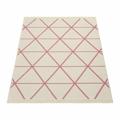 Tapis Original Axia Réversible pink sur fond blanc