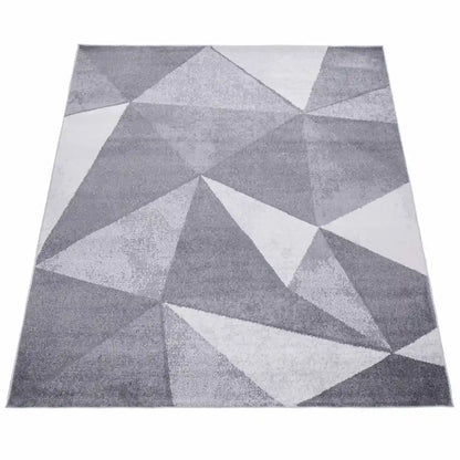 Tapis Original Syrix Gris sur fond blanc