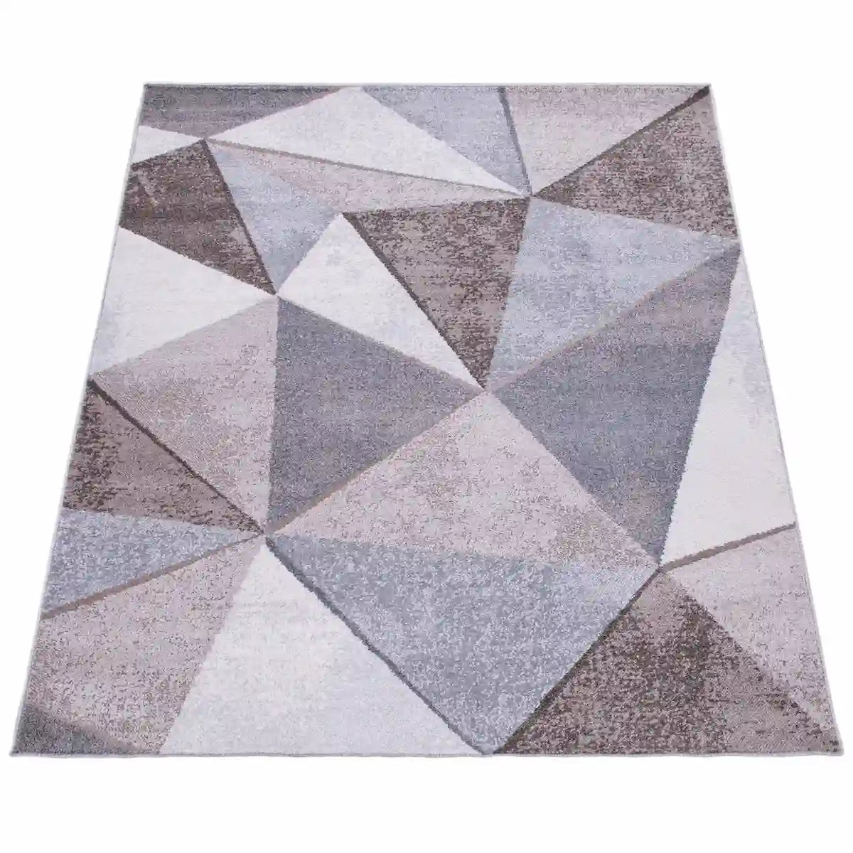 Tapis Original Syrix Marron sur Fond blanc
