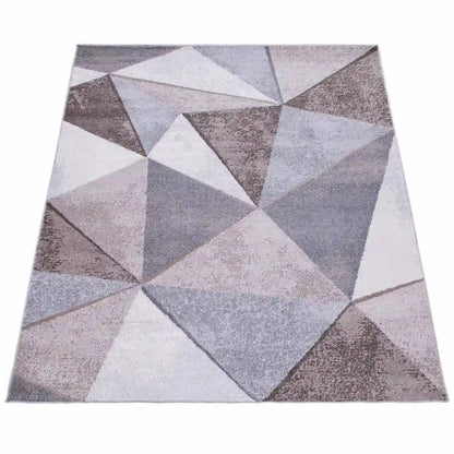 Tapis Original Syrix Marron sur Fond blanc