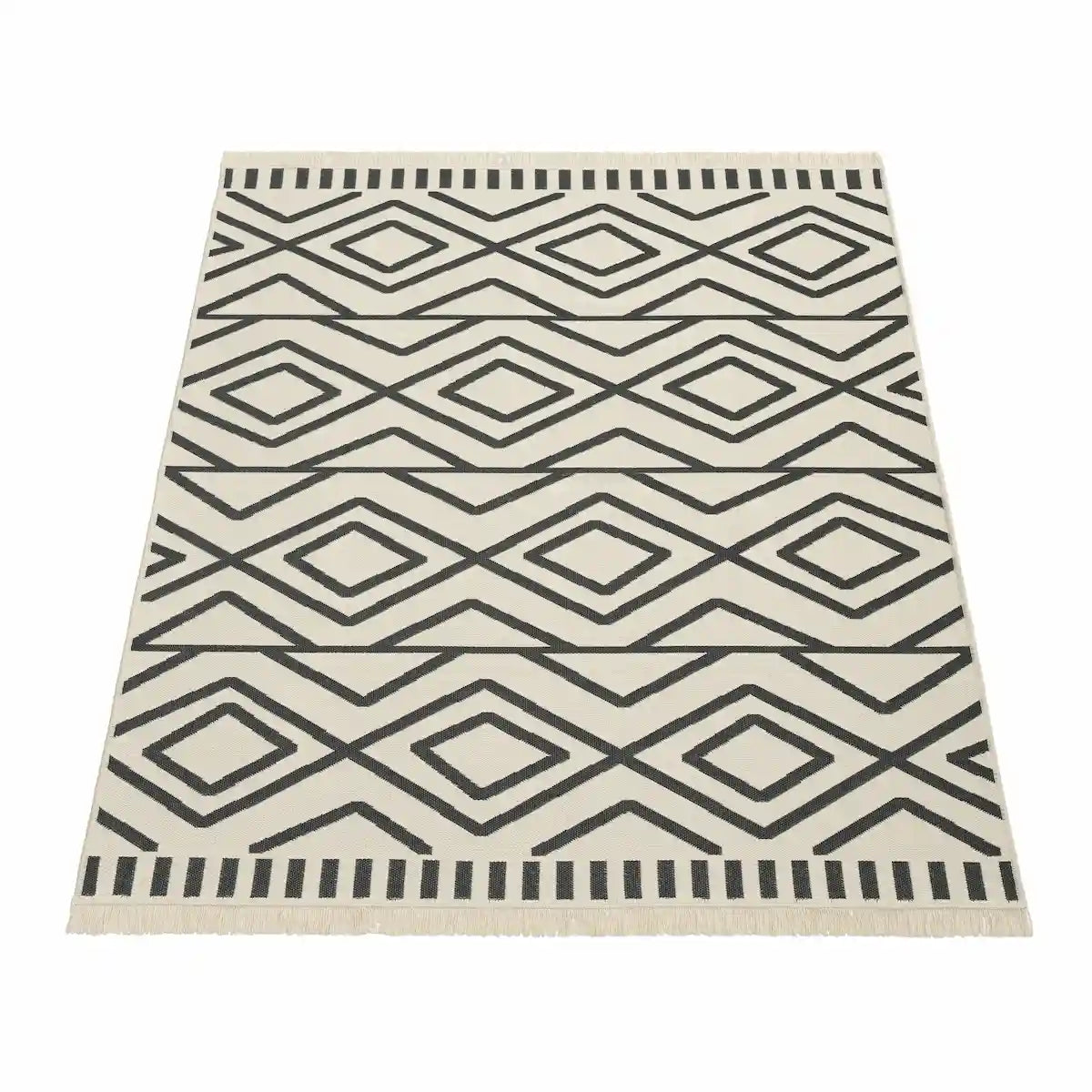 Tapis Original Zaraka Réversible Cream sur fond blanc