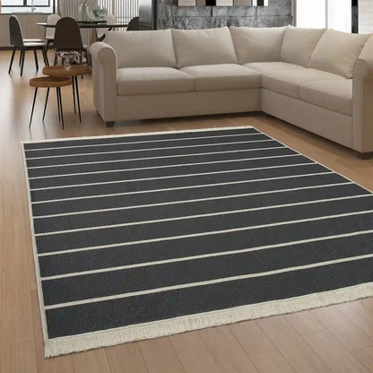 Tapis Réversible Wick - Couleur anthracite